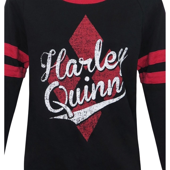 EUC- Harley Quinn Pullover Sweater and Beanie Set - Picture 3 of 4